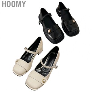 Hoomy Flat Platform  Shoes  Soft Low Heels Breathable Women PU Shoes Prevent Slip  for Daily for Lady