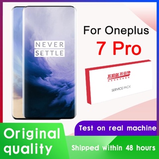 หน้าจอสัมผัสดิจิทัล LCD 6.67 นิ้ว แบบเปลี่ยน สําหรับ Oneplus 7 Pro Oneplus 7 Pro