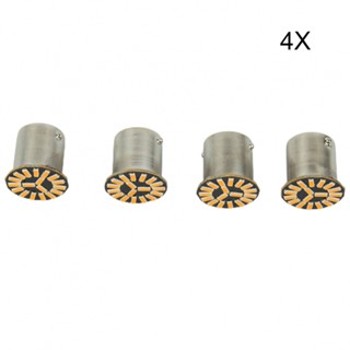 ⚡READYSTOCK⚡Turn Signal 1156 7506 LED Bulbs 12V DC 4014 SMD LED 4pcs 600LM 19 Emitters