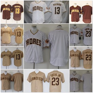 เสื้อกีฬาเบสบอลแขนสั้น ลายทีม Mlb San Diego Cleric Jersey 1323 ทรงหลวม สําหรับผู้ชาย และผู้หญิง