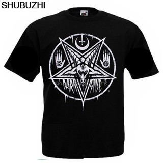 เสื้อยืด พิมพ์ลาย Baphomet Satan Swedish Music Group A Metal Nation Sbz1099