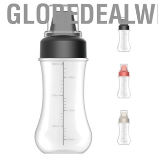 Globedealwin Squeeze Bottle Graduated Thicken Bottle Clear Identifying Labels Convenient Sauce Bottle for Kitchen