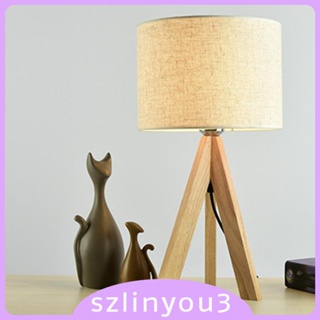 [Szlinyou3] โคมไฟตั้งโต๊ะ แบบไม้ สไตล์โมเดิร์น สําหรับตกแต่งบ้าน ห้องนั่งเล่น