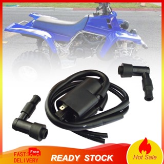 Setn อะไหล่คอยล์จุดระเบิดรถจักรยานยนต์ สีดํา สําหรับ YAMAHA YFZ350 1997-2006 ATV