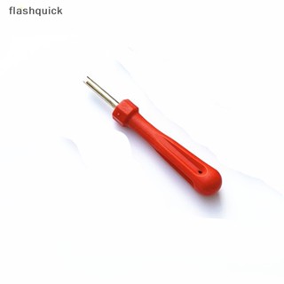 Flashquick แกนวาล์ว 5 ชิ้น พร้อมเครื่องมือถอดแกนวาล์วยางรถยนต์