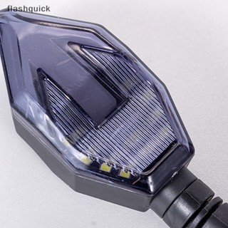 Flashquick ไฟเลี้ยว LED 12V สองสี สําหรับรถจักรยานยนต์ไฟฟ้า 2 ชิ้น