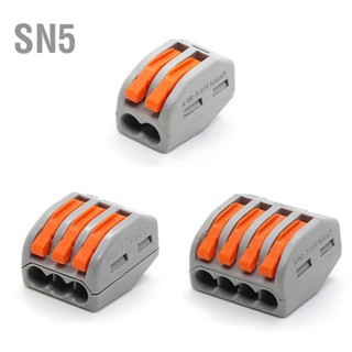 SN5 20 ชิ้น Quick Connect Terminal Connector การนำไฟฟ้าที่ดีเยี่ยมขั้วต่อ Hard Split Wire