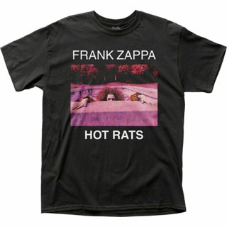 เสื้อยืด พิมพ์ลาย Frank Zappa Hot Rats สีดํา สไตล์เรโทร สําหรับผู้ชาย