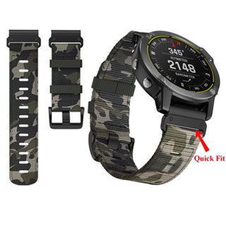 สายนาฬิกาข้อมือไนล่อน ลายพราง คุณภาพสูง 22 มม. 26 มม. สําหรับ Garmin Approach S70 S62 S60