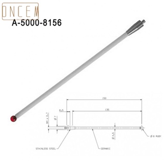 【ONCEMOREAGAIN】Touch Probe Ru By Ball A-5000-8156 Corrosion Resistance M4 Ceramic Stem