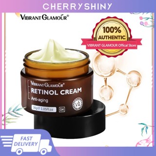 Vibrant GLAMOUR Natural Retinol ครีมไวท์เทนนิ่งบํารุงผิวหน้า ต่อต้านริ้วรอยแห่งวัย 30 กรัม