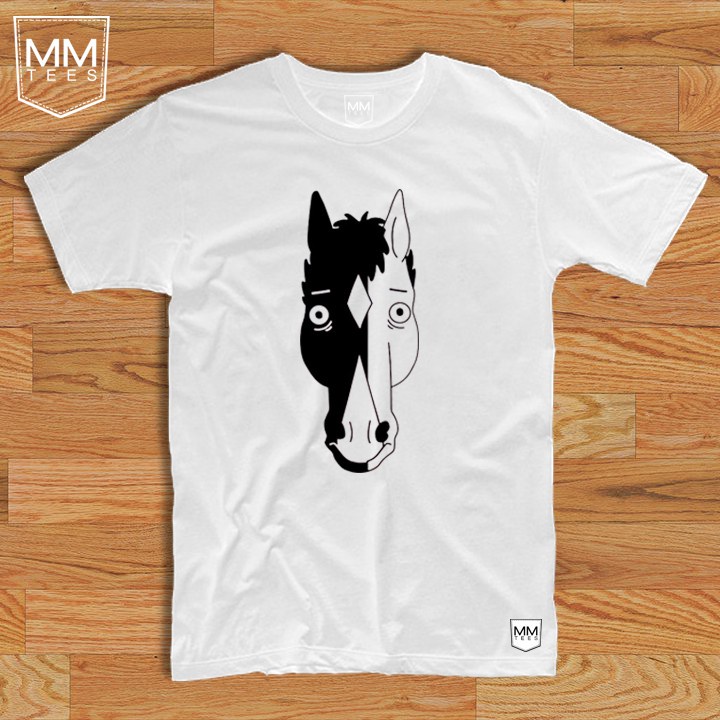 เสื้อยืดผู้ชาย BOJACK HORSEMAN SILHOUETTE TSHIRT