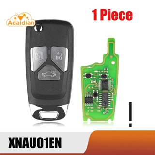 Xhorse XNAU01EN รีโมตกุญแจไร้สาย 3 ปุ่ม สีดํา สําหรับ Audi Type VVDI 1 ชิ้น