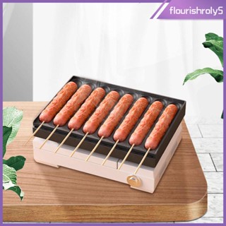 [Flourishroly5] กระทะทําไส้กรอก 8 ช่อง ไม่เหนียวติด DIY สําหรับทําอาหารเช้า ห้องครัว