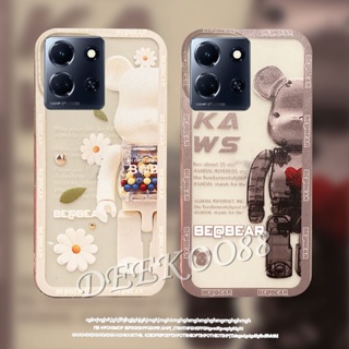 เคสโทรศัพท์มือถือ TPU นิ่ม กันกระแทก ลายการ์ตูนหมีน่ารัก สําหรับ Infinix Note 30 Pro VIP 30i Hot 30 Play 30i NFC FREE FIRE Smart 7 Plus HD 4G Zero 5G 2023