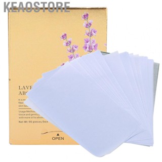 Keaostore Lavender OilAbsorbing Sheet Tissues Facial Skin Oil Blotting Paper for Oily Care