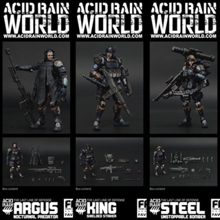 [พร้อมส่ง] กรดฝนตก 12 ซม. 1: 18 A66 Jing A67 Steal A68 Argos Bucks Squad XFOO