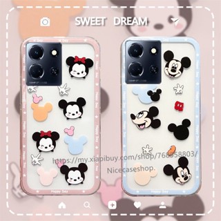 เคสโทรศัพท์มือถือ TPU แบบนิ่ม ลายการ์ตูนมิกกี้ มินนี่ กันกระแทก สําหรับ Infinix Note 30 Pro VIP 30i Hot 30 Play NFC Smart 7 Plus HD 4G 5G