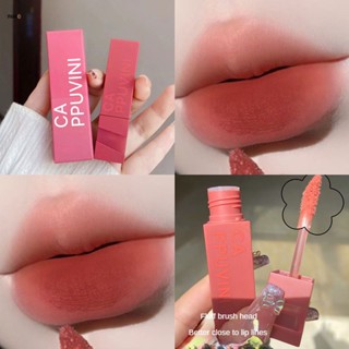 Cappuvini Cloud-sensing Lip Mud Velvet Matte Matte Lipstick High-value Reddish-brown White Color Lasting Lip Glaze nuuo