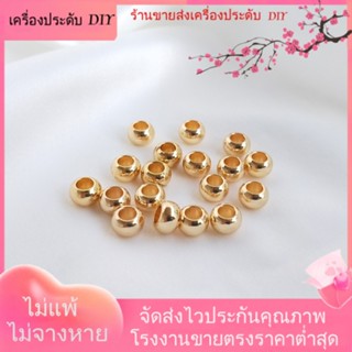 💖เครื่องประดับ DIY ขายส่ง💖ลูกปัดยางหนัง ชุบทอง 14k รูขนาดใหญ่ ปรับได้ พร้อมลูกปัด 10 ชิ้น สําหรับทําสร้อยข้อมือ DIY[ลูกปัด/จี้/สร้อยคอ/สร้อยข้อมือ/กําไลข้อมือ/ต่างหู]