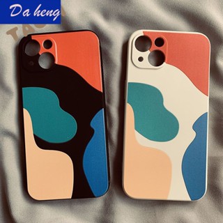 เคสมือถือ แบบนิ่ม ลายเรขาคณิต กันกระแทก สําหรับ Iphone 8P 7 Iphone 11 Iphone 12 Xr Xs Iphone 1314 Pro ZFPD