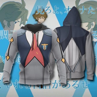 เสื้อกันหนาวคอสเพลย์ อนิเมะ Game Darling in the Franxx 3D สําหรับปาร์ตี้ฮาโลวีน