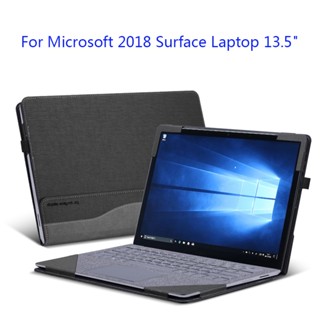 เคสแล็ปท็อป หนัง PU ป้องกันรอย สําหรับ Microsoft Surface Laptop 5 4 13.5 นิ้ว 3 2 1