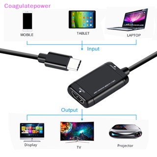 Coa อะแดปเตอร์สายเคเบิ้ล USB-C Type C เป็น HDMI USB 3.1 สําหรับโทรศัพท์มือถือ MHL Android Wer