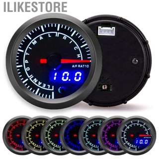 Ilikestore Universal Air Fuel Ratio Gauge Pointer  Digital Display 52mm Dia Auto Instrument