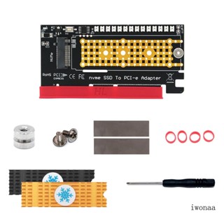 Iwo NVME การ์ดขยาย M 2 เป็น PCI-E X4 สําหรับฮาร์ดไดรฟ์ Windows Win7 8