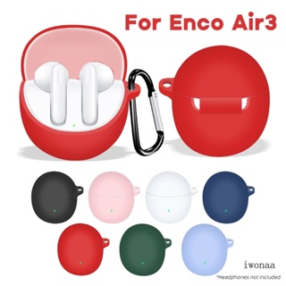 Iwo เคสซิลิโคนนิ่ม พร้อมคาราบิเนอร์ สําหรับหูฟัง Enco Air3