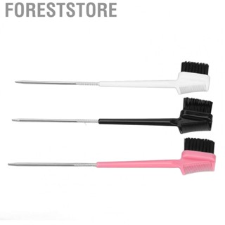 Foreststore Eyelash Eyebrow Brush Comb Nylon Hair Ergonomic Double Sided Mellow  Grooming Tool for Home Broken