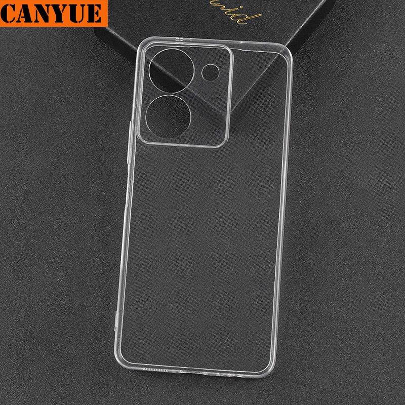 vivo Y27 Y36 Y78 Y77 5G Y17s Y16 Y35 Y22 Y22s T1 5G T1X New Ultra Thin Soft TPU Case Silicon Gel Transparent Phone Casing Camera Protect Back Cover