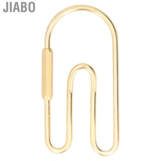 Jiabo U‑Shaped Brass Keychain Screw Lock Open Hanging Buckle Hand‑made Retro U‑shaped for Storing Various