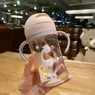 แก้วหัดดื่มกันสำลัก แก้วน้ำ ขวดน้ำ กันสำลัก หัดดื่มน้ำ ขวดน้ำเด็ก 250ml 350ml SB011