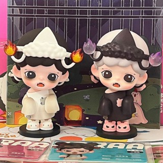 【ของแท้】กล่องสุ่ม ตุ๊กตาฟิกเกอร์ Baby Zoraa Trick or Treat Diary Series ของเล่นสําหรับเด็ก