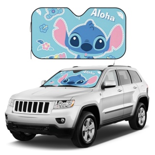 Lilo &amp; Stitch ม่านบังแดดรถยนต์ สําหรับรถยนต์ รถบรรทุก SUV-Blocks Rays Sun Visor Protector - ช่วยให้ยานพาหนะของคุณเย็นสบาย