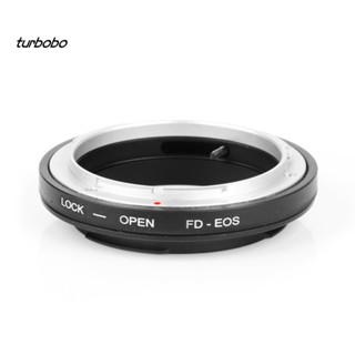 Turbobo แหวนอะแดปเตอร์เมาท์โลหะ สําหรับเลนส์กล้อง FD-EOS Canon FD EOS EF DSLR