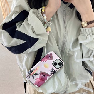 เคสโทรศัพท์มือถือ ป้องกันฝุ่น กันกระแทก ลายการ์ตูนหมู Martha น่ารัก เหมาะกับชายหาดฤดูร้อน สําหรับ Iphone 14 13 Pro Max 12 11 Pro Max