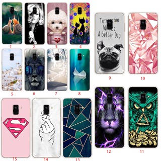 L4 Samsung Galaxy A6 2018 เคส TPU นิ่ม ซิลิโคนใส ป้องกัน เคสโทรศัพท์