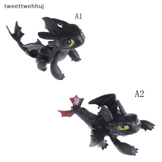 ฟิกเกอร์ PVC รูปมังกร Tw Night Fury Toothless ของเล่นสําหรับเด็ก