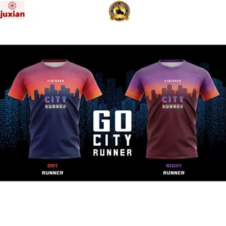 (juxian) เสื้อวิ่ง Go City Runner (สินค้าใหม่)