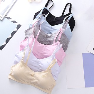 【GT】บราเซียร์ บราเลตต์ ไร้สาย ผ้าฝ้าย สีพื้น สําหรับผู้หญิง