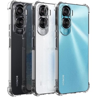 สําหรับ Honor 90 Lite / 90/90 Pro เคสกันกระแทก คริสตัลเจลใส TPU ดูดซับแรงกระแทก