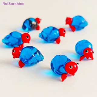 Ruisurshine ใหม่ ลูกบอลแก้วเรืองแสง เครื่องประดับ สําหรับตกแต่งภูมิทัศน์ พืช ปลา