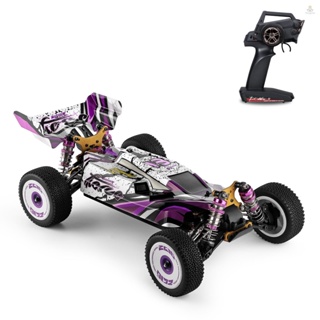 (fygath) Wltoys ของเล่นสําหรับเด็ก 124019 รถแข่งความเร็วสูง 55กม./ชม. 1/12 2.4GHz RC รถออฟโร้ดดริฟท์ RTR 4WD พร้อมโครงรถอลูมิเนียม สังกะสีเกียร์