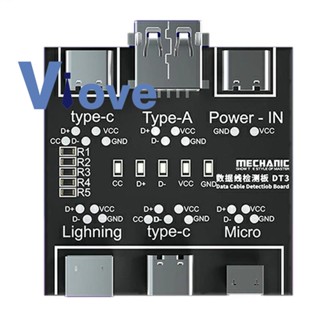 Dt3 บอร์ดทดสอบสายเคเบิลข้อมูล USB สําหรับ IOS Android Type-C