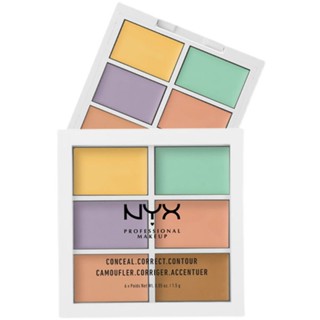 Nyx ครีมคอนซีลเลอร์ ลดเลือนรูขุมขน ให้ความชุ่มชื้น ลดรอยคล้ําใต้ตา สีแดง