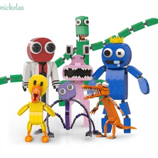 NICKOLAS ของเล่นตัวต่อ โมเดลฟิกเกอร์ อนิเมะ Rainbowe Friends Ro-blox ขนาดเล็ก สีรุ้ง สําหรับเด็ก