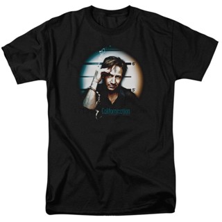 ใหม่ เสื้อยืดลําลอง แขนสั้น พิมพ์ลาย Californication Hank In HanDCuffs แฟชั่นสําหรับผู้ชาย ผู้หญิง ไซซ์ XS-4XL-5XL-6XL